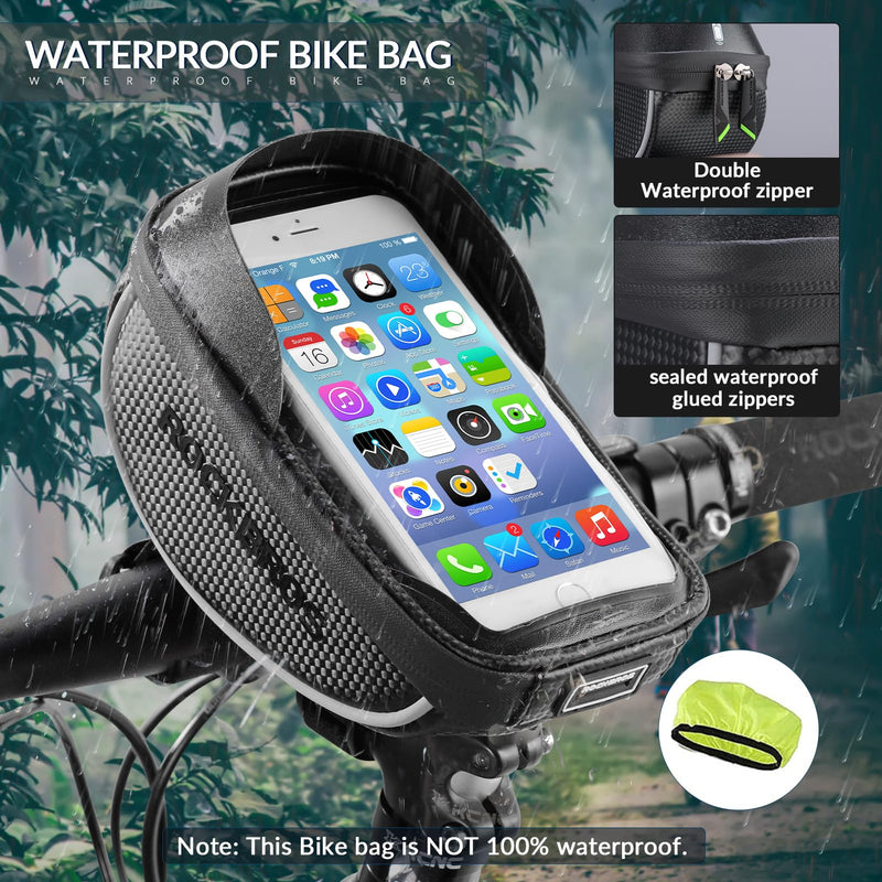 Load image into Gallery viewer, ROCKBROS Bike Front Frame HandlebarWaterproof Bag below 6.5"
