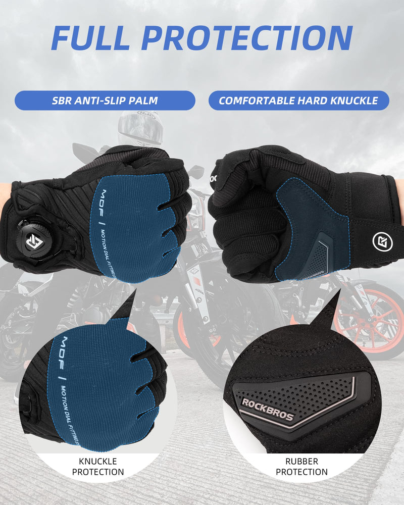 Load image into Gallery viewer, ROCKBROS Motorcycle Gloves for Men Women Touchscreen Hard Knuckles Breathable MTB
