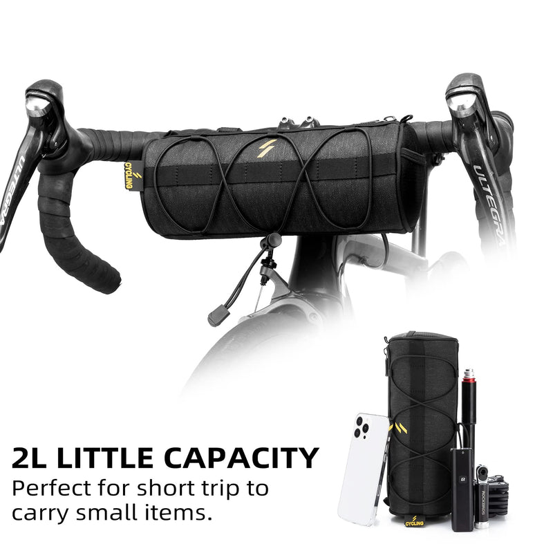 Load image into Gallery viewer, ROCKBROS Small Handlebar Bag Handy Front Bike Storage Pouch with Shoulder Strap Ideal
