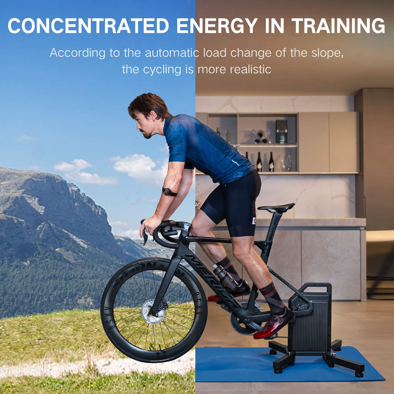 Load image into Gallery viewer, CYCPLUS T2 Indoor BLDC-Motor Drive Riding Smart Bike Trainer Compatible with Zwift APP
