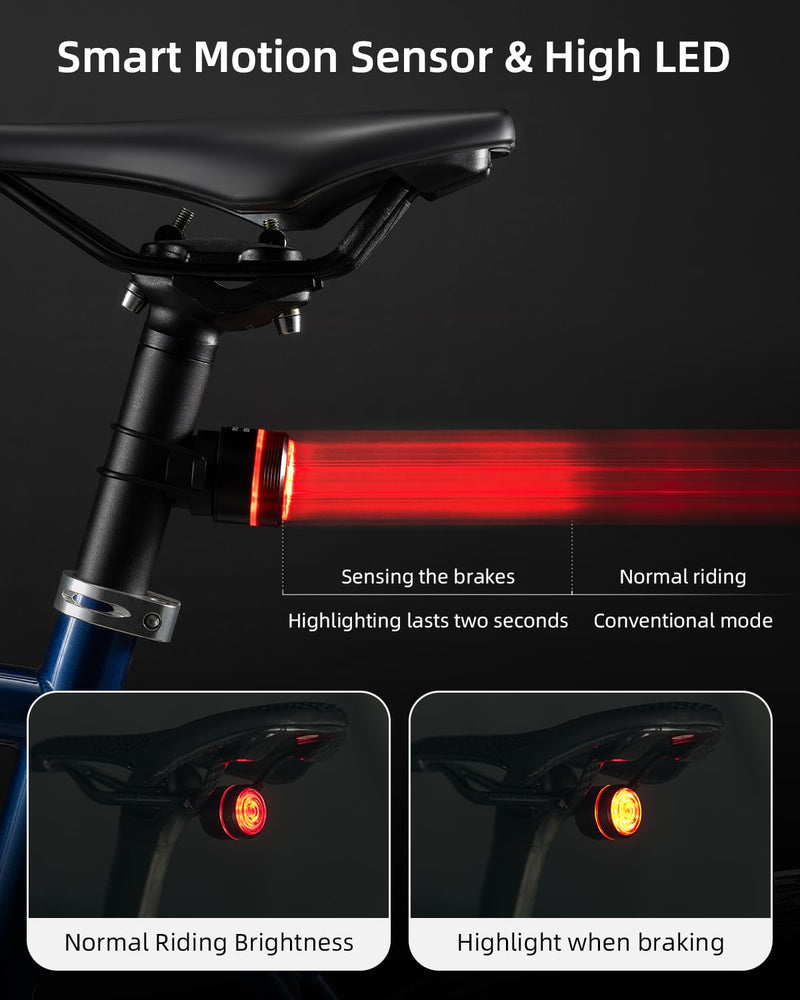 Load image into Gallery viewer, Bike Tail Light Brake Sense USB-C
