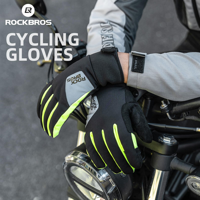 Load image into Gallery viewer, ROCKBROS Windproof Winter Cycling  Padded Thermal  Gloves for Men Women

