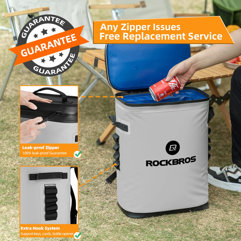 Load image into Gallery viewer, ROCKBROS Soft Cooler Waterproof 36 Can Insulated Leak Proof Soft Backpack
