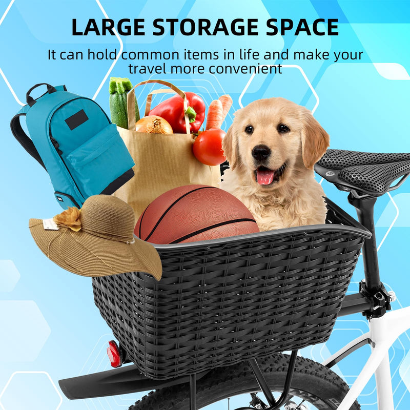 Load image into Gallery viewer, ROCKBROS Bike Basket Rear Durable 30L Lightweight Cargo Basket Easy to Install
