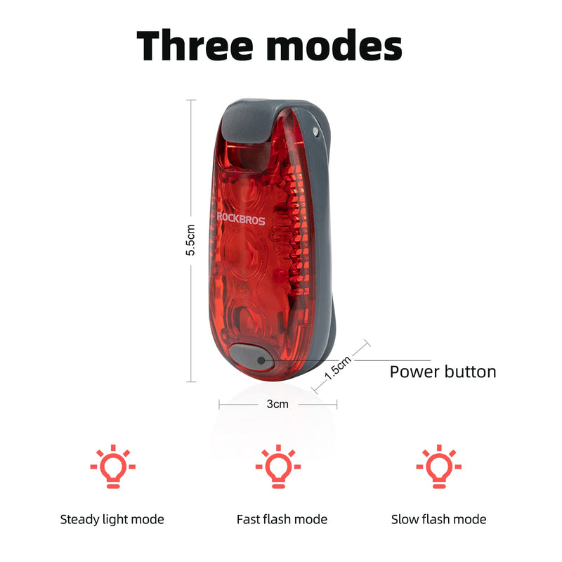 Load image into Gallery viewer, Clip-On Tail Light 3 Lighting Modes
