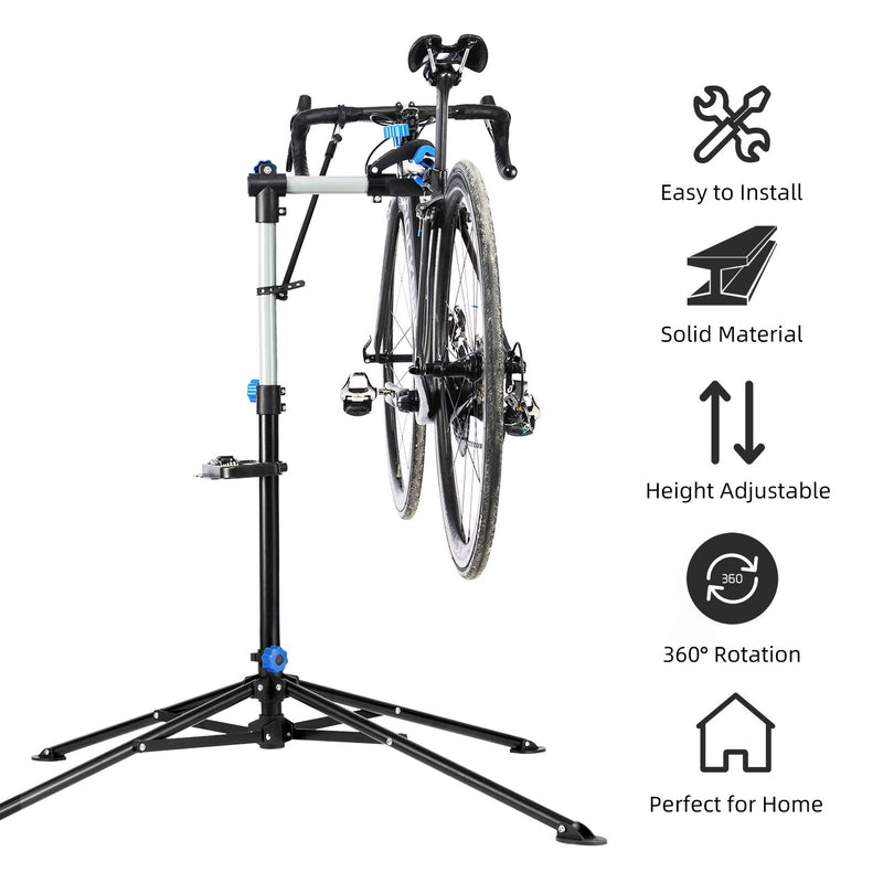 Load image into Gallery viewer, Height-Adjustable Bike Repair Stand for Home Maintenance
