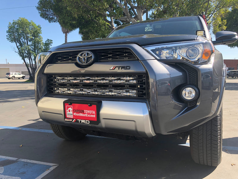 Load image into Gallery viewer, 32" Hidden Grille LED Light Bar Brackets Kit Fits 2014-2024 Toyota 4Runner
