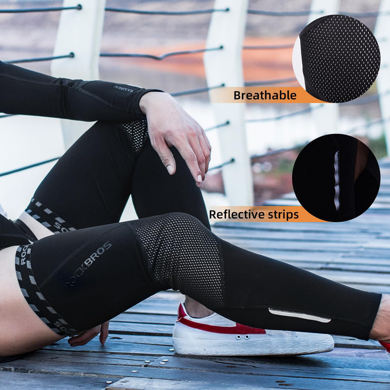Load image into Gallery viewer, ROCKBROS Cycling Leg Warmers Thermal Long Leg Sleeves for Men Women Legwarmer

