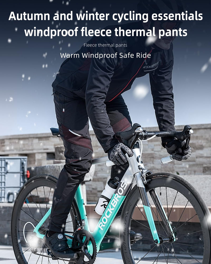 Load image into Gallery viewer, Men's Winter Cycling Pants Windproof Thermal Ergonomics
