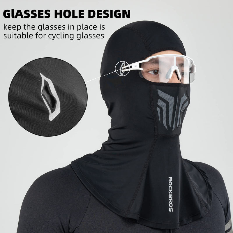 Load image into Gallery viewer, ROCKBROS Summer Balaclava Cooling Face Mask Cover Ice Silk Neck Gaiter
