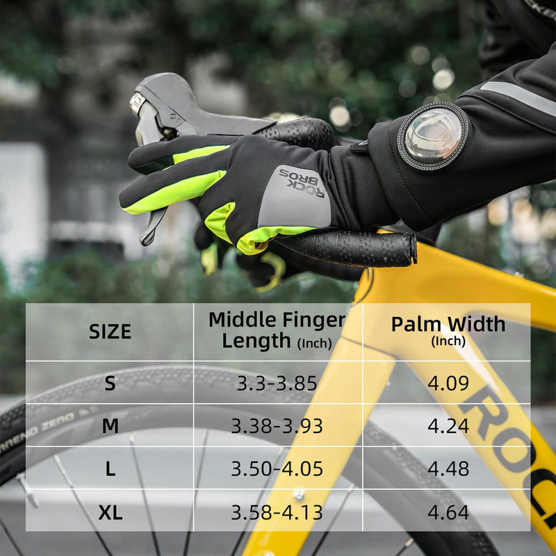 Load image into Gallery viewer, ROCKBROS Windproof Winter Cycling  Padded Thermal  Gloves for Men Women
