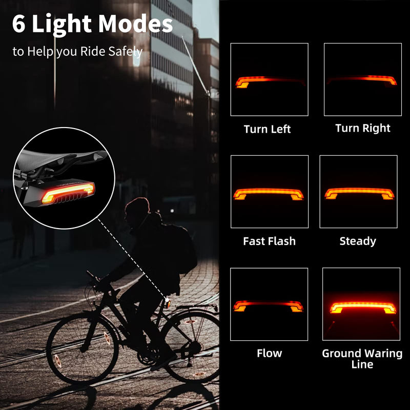 Load image into Gallery viewer, Tail Light with Turn Signals Remote Brake USB
