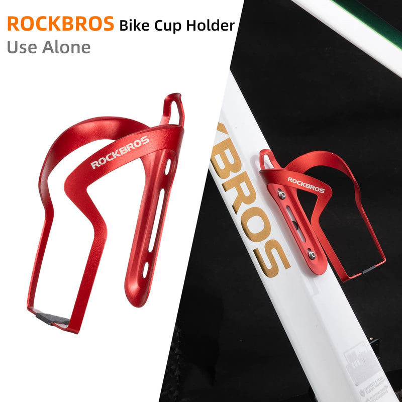 Load image into Gallery viewer, ROCKBROS 2-in-1 Bike Cup Holder Adjustable Bottle Cage for Handlebars &amp; Seat Post
