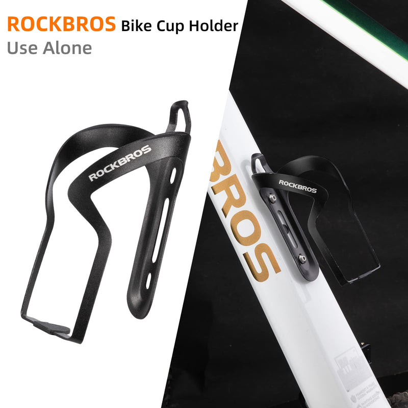 Load image into Gallery viewer, ROCKBROS 2-in-1 Bike Cup Holder Adjustable Bottle Cage for Handlebars &amp; Seat Post

