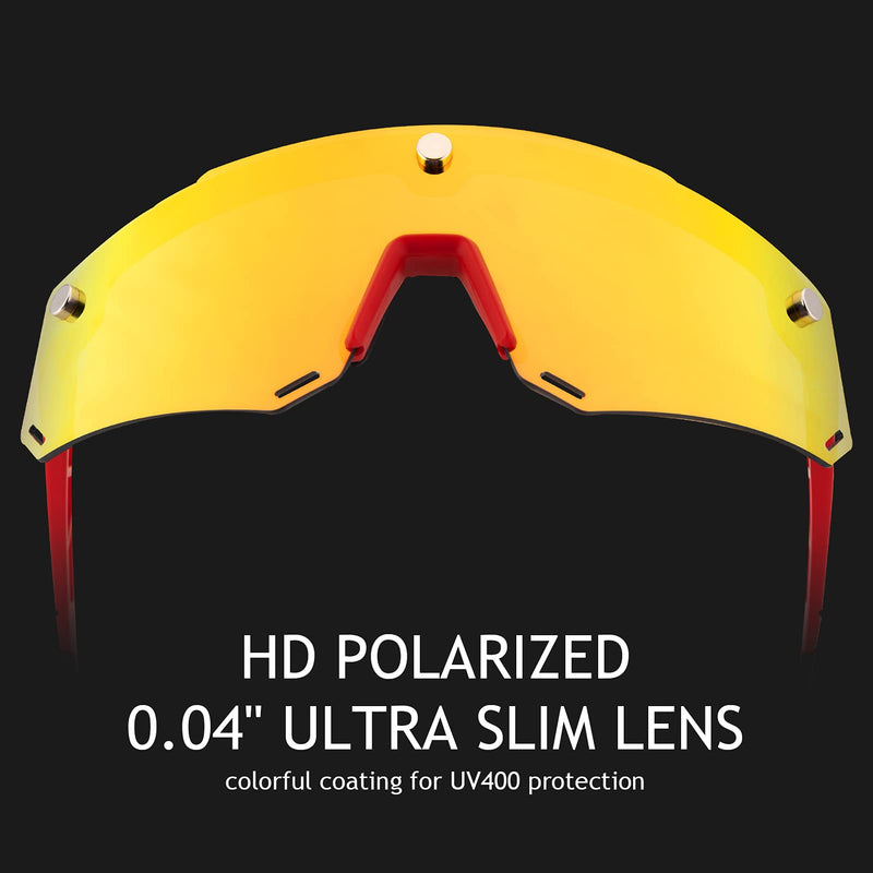 Load image into Gallery viewer, Unisex Polarized Cycling Glasses with 2 Replaceable Lenses
