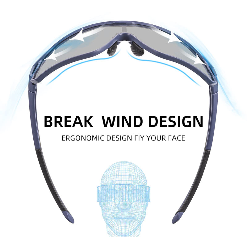 Load image into Gallery viewer, Thickened PC Lens Photochromic Sunglasses (UV400)
