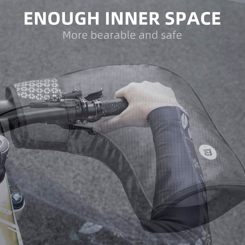 Load image into Gallery viewer, ROCKBROS Thinsulate Thermal Bike Handlebar Mittens - Cold Weather Pogies Cover Gloves
