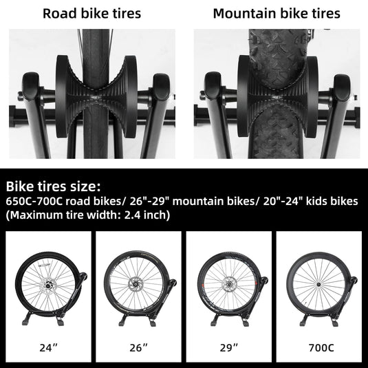 One-Second Foldable Push-In Bike Stand for 20"-29" Wheels