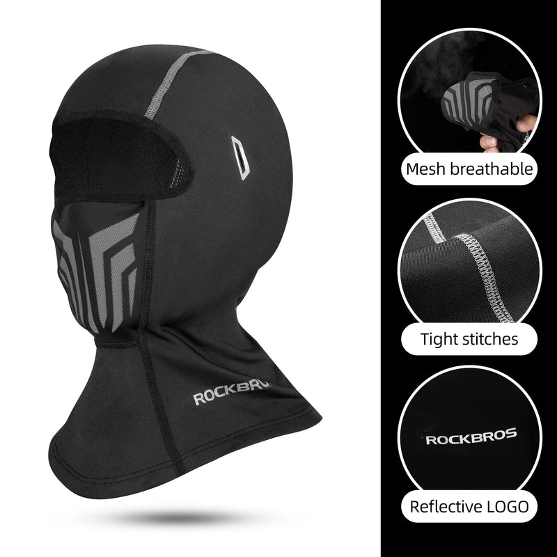 Load image into Gallery viewer, ROCKBROS Windproof Winter Fleece Balaclava for Men - Ski, Cycling, Motorcycle Mask

