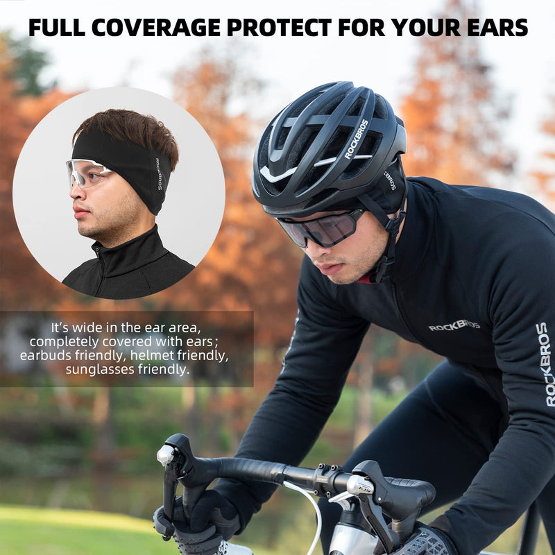 Load image into Gallery viewer, ROCKBROS Fleece Ear Warmers Headband for Men &amp; Women, Warm Ear Cover
