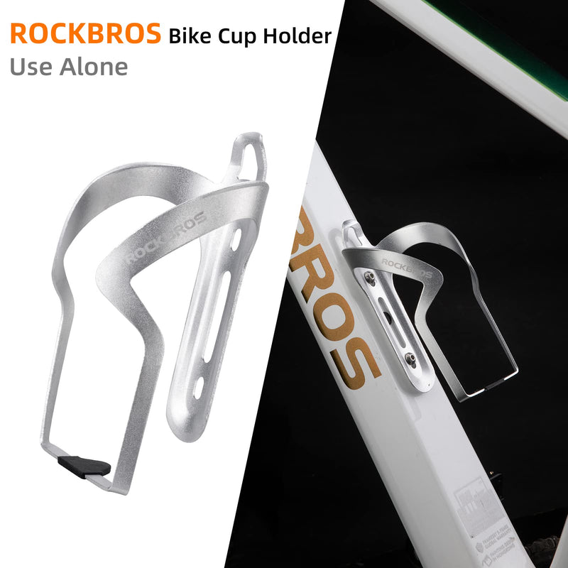Load image into Gallery viewer, ROCKBROS 2-in-1 Bike Cup Holder Adjustable Bottle Cage for Handlebars &amp; Seat Post
