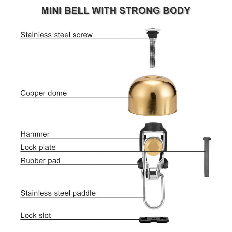 Load image into Gallery viewer, ROCKBROS Bike Classic Bicycle Bell  Loud Sound Bells
