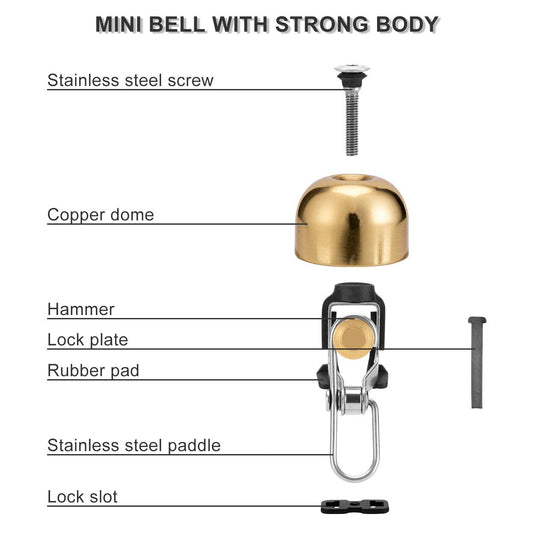ROCKBROS Bike Classic Bicycle Bell  Loud Sound Bells