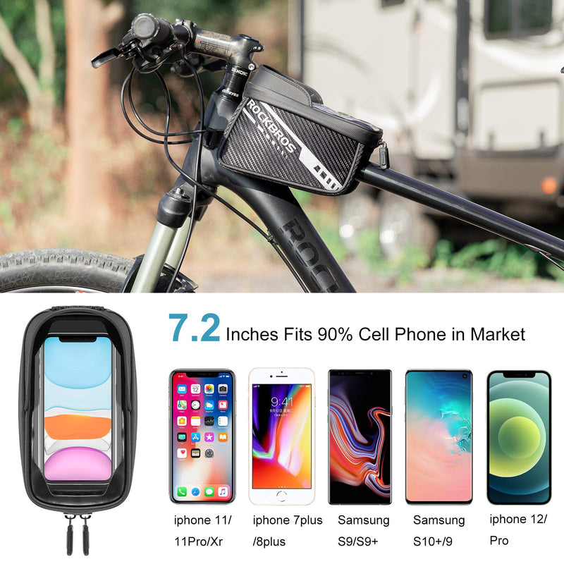 Load image into Gallery viewer, Bike Phone Frame Bag for Large Smartphones
