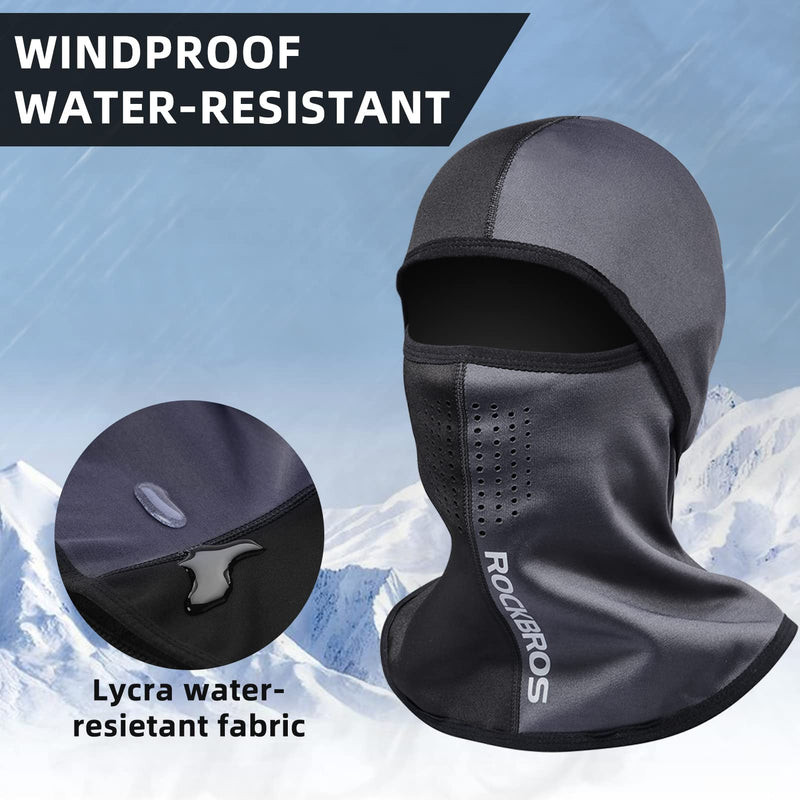Load image into Gallery viewer, ROCKBROS Thermal Fleece Balaclava with Airholes, Windproof Helmet
