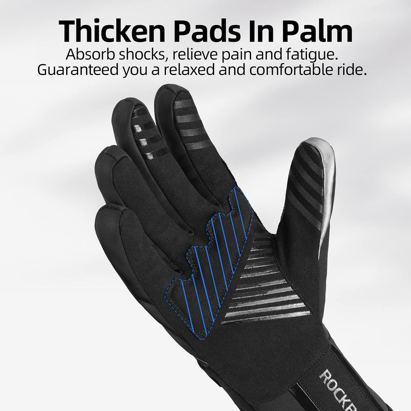 Load image into Gallery viewer, ROCKBROS Winter Gloves for Men Full Finger Touchscreen Cycling Gloves for Hiking Motorcycle
