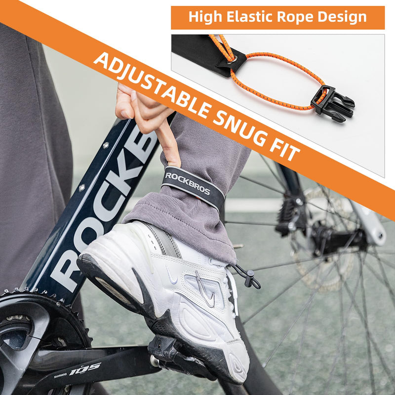 Load image into Gallery viewer, ROCKBROS Reflective Cycling Ankle Bands - Adjustable Pant Leg Straps
