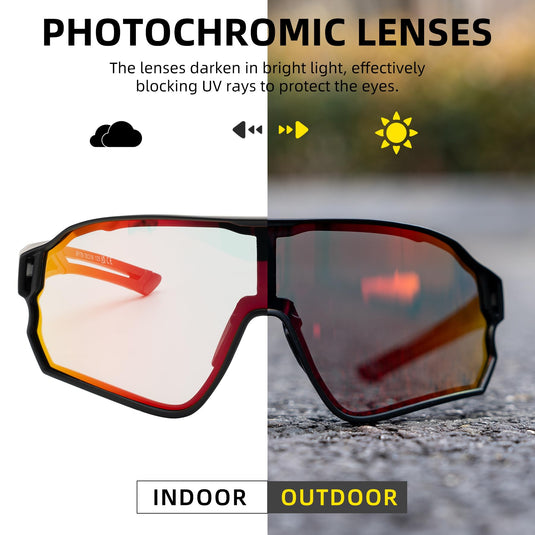 Thickened PC Lens Photochromic Sunglasses (UV400)