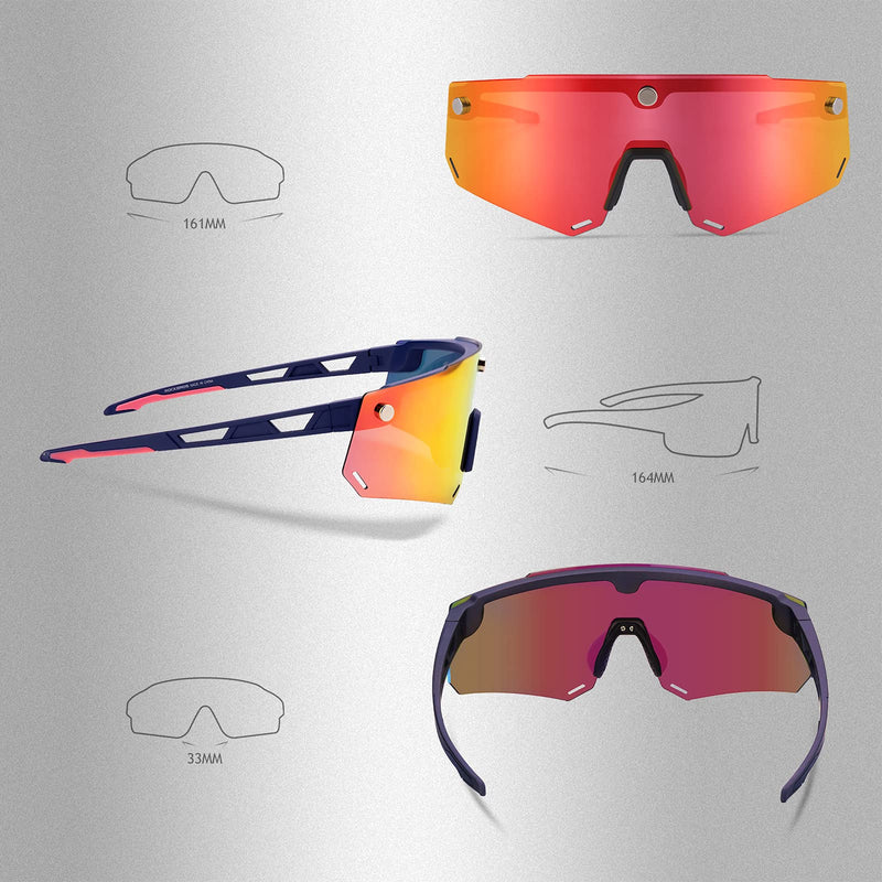 Load image into Gallery viewer, Unisex Polarized Cycling Glasses with 2 Replaceable Lenses
