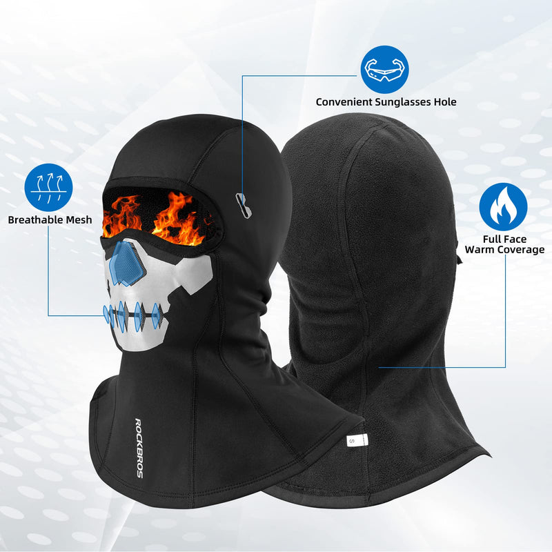 Load image into Gallery viewer, ROCKBROS Balaclava Ski Mask Full Face Winter Fleece Hood for Skiing Cycling
