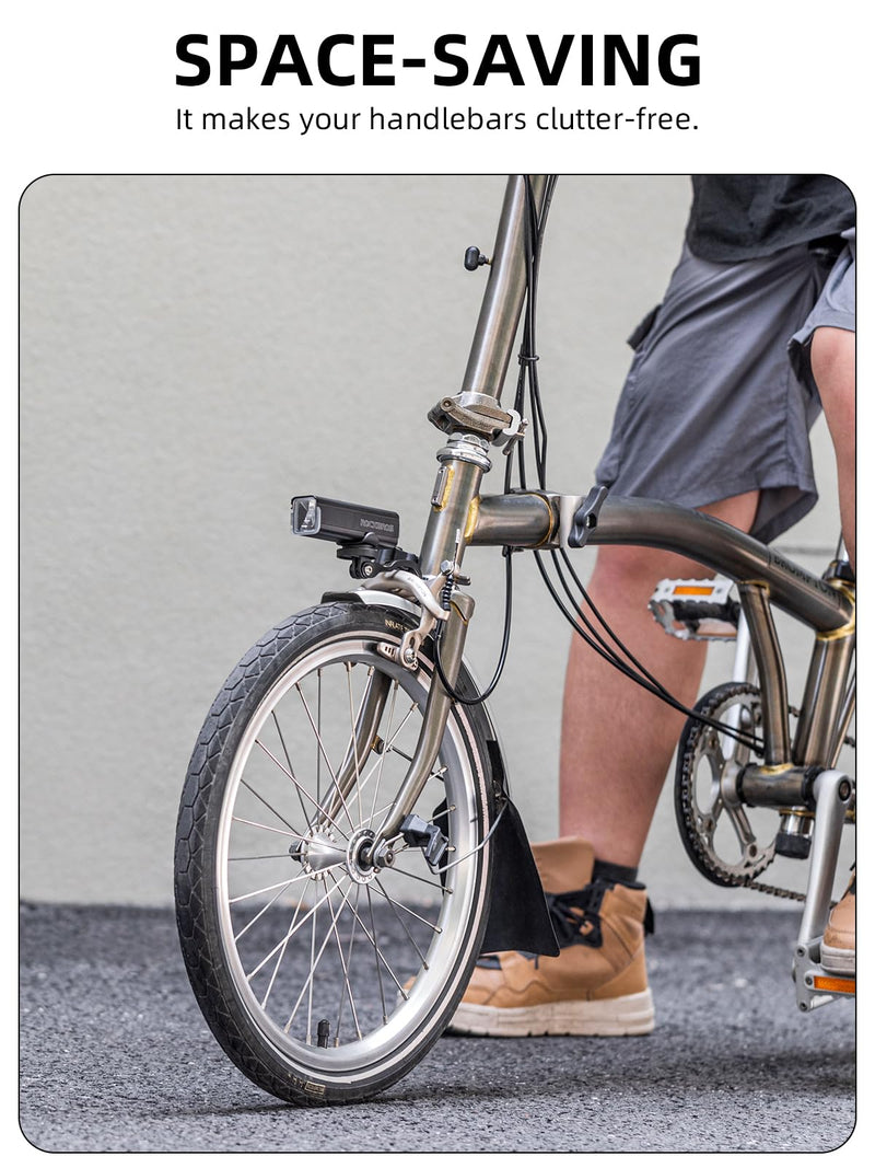 Load image into Gallery viewer, Front Headlight Extender Bracket for Folding Bicycles
