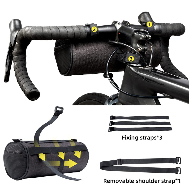 Load image into Gallery viewer, ROCKBROS Small Handlebar Bag Handy Front Bike Storage Pouch with Shoulder Strap Ideal
