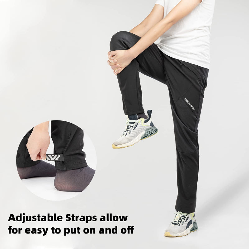 Load image into Gallery viewer, ROCKBROS Winter Cycling Pants Warm Ergonomics Men's Windproof Thermal Bicycling Pants
