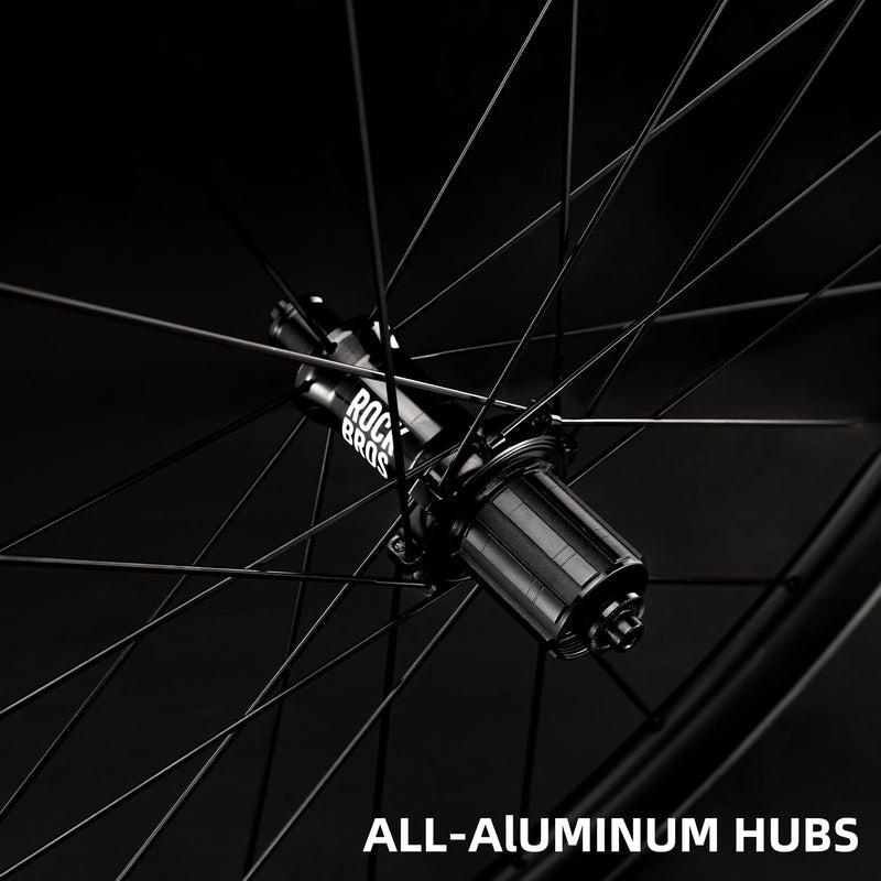 Load image into Gallery viewer, ROCKBROS 700c Carbon Fiber Disc Rim 38/50/65 mm  1.6-1.7 kg Clincher Wheelset
