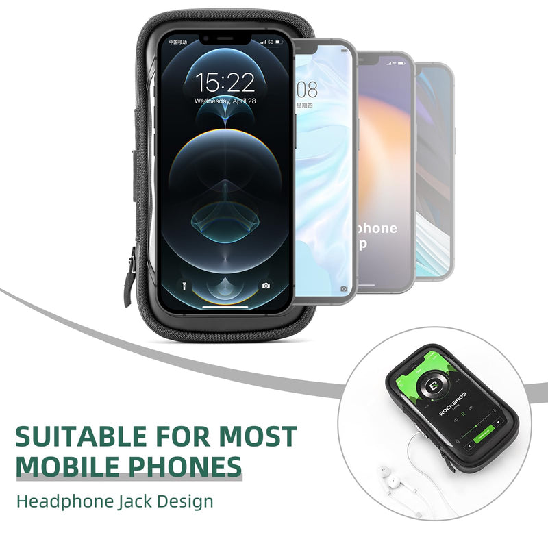 Load image into Gallery viewer, ROCKBROS Bike Phone Mount Bag 270°Rotatable Quick Release Bike Phone Holder Handlebar Bag
