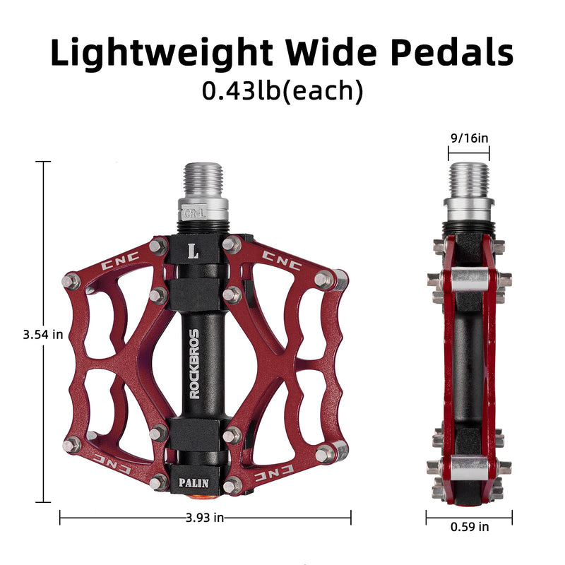 Load image into Gallery viewer, Aluminum Platform Pedals
