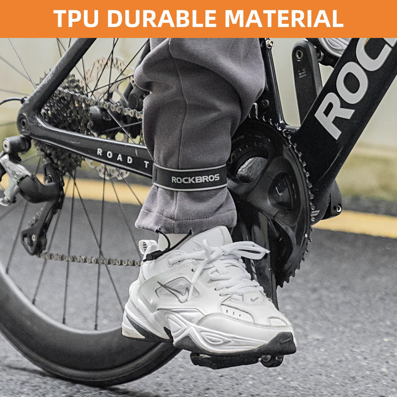 Load image into Gallery viewer, ROCKBROS Reflective Cycling Ankle Bands - Adjustable Pant Leg Straps
