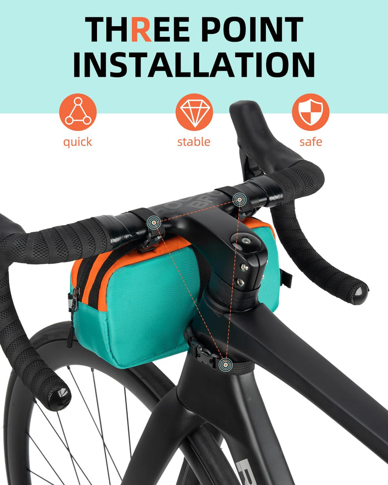 Load image into Gallery viewer, ROCKBROS Urban Rider Series Bike Handlebar Bag Large Capacity Shoulder Strap
