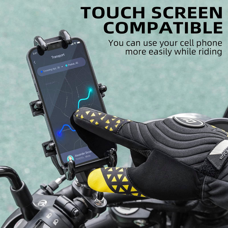 Load image into Gallery viewer, ROCKBROS Winter Thermal Cycling Warm Windproof Anti-Slip Gloves Touchscreen for Men Women
