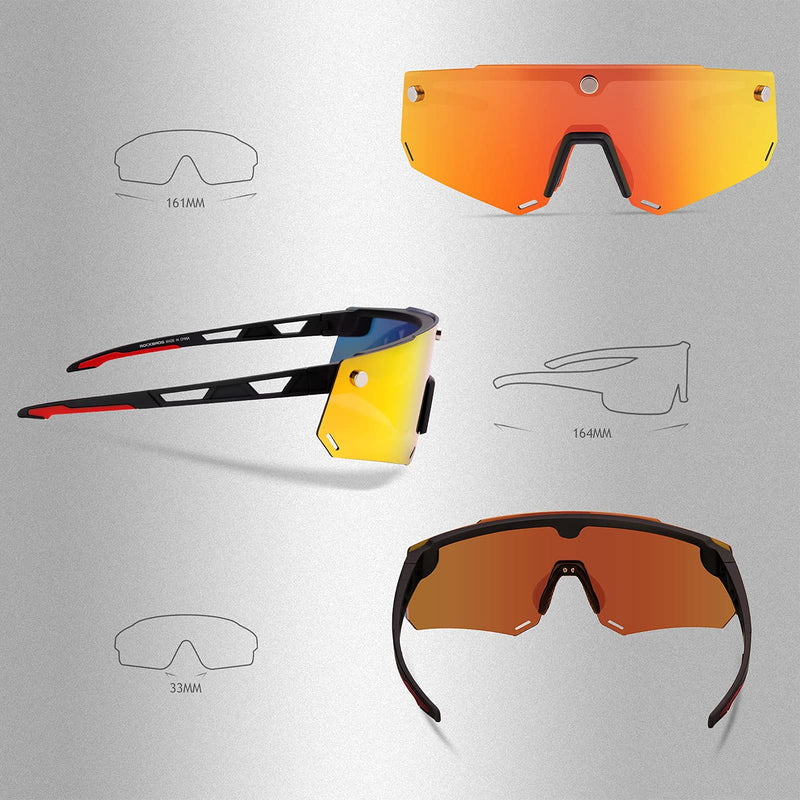 Load image into Gallery viewer, Unisex Polarized Cycling Glasses with 2 Replaceable Lenses
