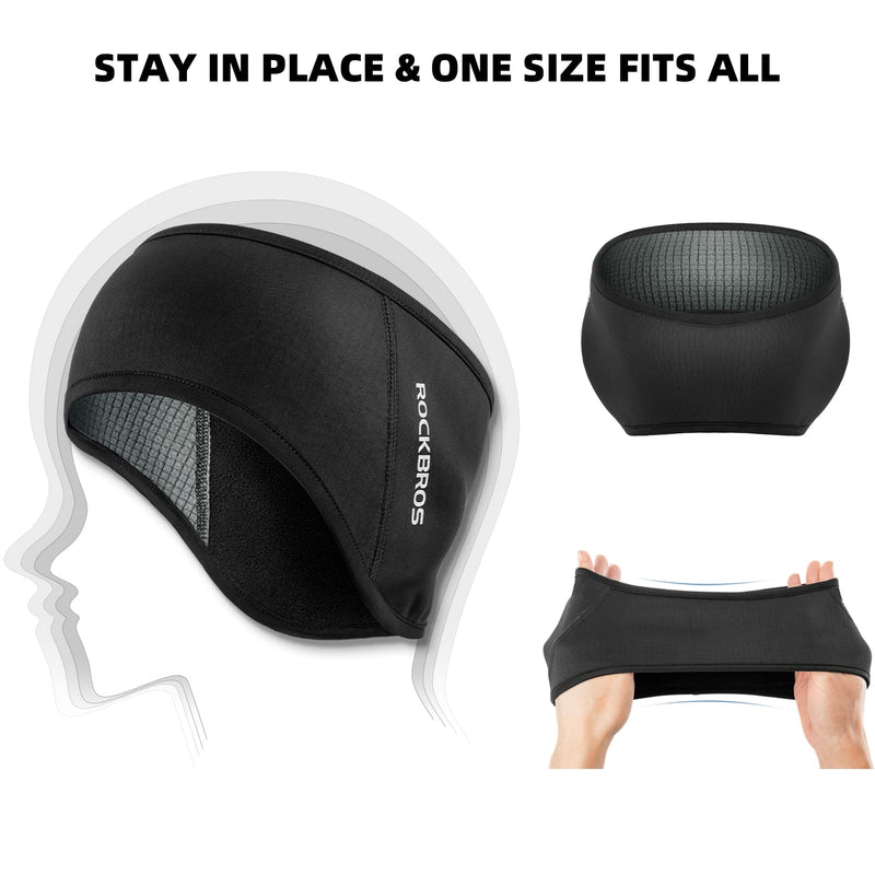 Load image into Gallery viewer, ROCKBROS Fleece Ear Warmers Headband for Men &amp; Women, Warm Ear Cover
