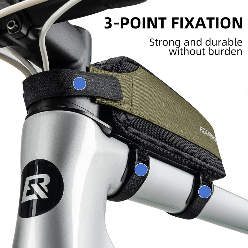 Load image into Gallery viewer, ROCKBROS Portable Bike Top Tube Bag Reflective Ultralight
