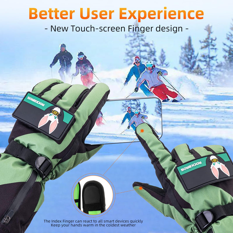 Load image into Gallery viewer, ROCKBROS Heated Gloves, Rechargeable Winter Touchscreen Hand Warmers for Men  Women
