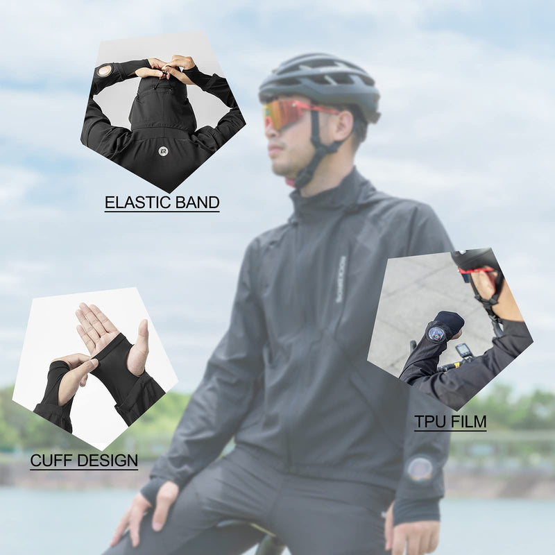 Load image into Gallery viewer, ROCKBROS Men's Windproof Cycling Jacket, Quick-Dry Lightweight Breathable MTB Jacket
