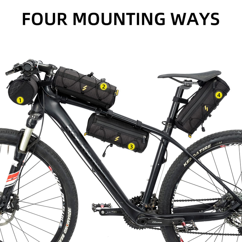 Load image into Gallery viewer, ROCKBROS Small Handlebar Bag Handy Front Bike Storage Pouch with Shoulder Strap Ideal
