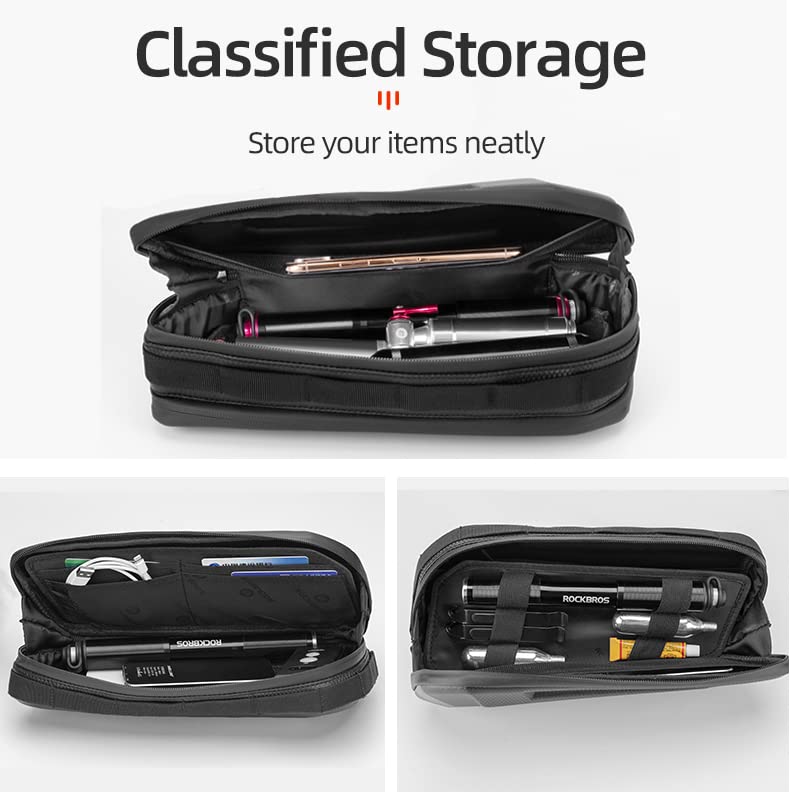 Load image into Gallery viewer, ROCKBROS 1.5L/2.5L Water-Resistant EVA Bike Frame Bag, Under Top Tube Triangle Storage
